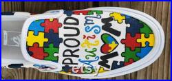 Autism Awareness Autism Mom Puzzle Piece Proud Autism Mom Be Kind Shoes Vans Customs