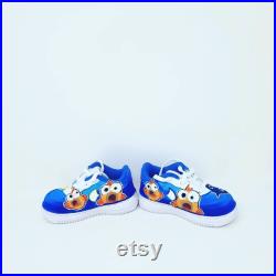 Baby Shark Toddler Custom Hand Painted Shoes