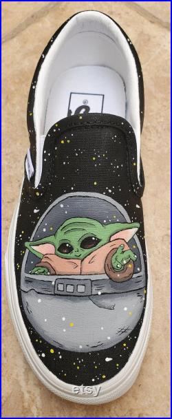 Baby Yoda Grogu In Space Shoes