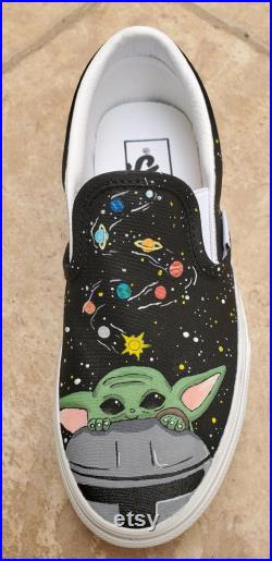 Baby Yoda Grogu In Space Shoes