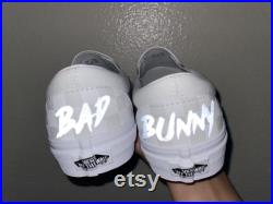 Bad Bunny Custom Made Vans