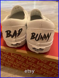 Bad bunny logo vans