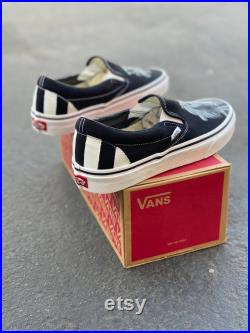 Beetlejuice Vans Shoes Custom Slip On Vans
