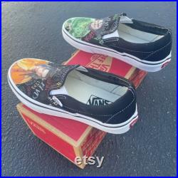 Billie Eilish Custom Sneakers Slip On Vans