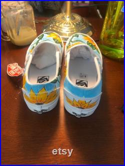 Blue Ivy Sunflower Shoes
