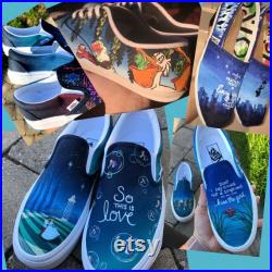 CUSTOM PAINTED SHOES (read item details prior to purchase)