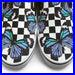 Checkerboard_Blue_Monarch_Butterfly_Custom_Vans_Brand_Slip_on_Shoes_01_xa