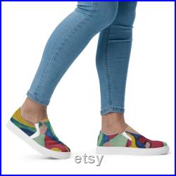 Collab with NG Art, Women s slip-on canvas shoes Limited Ed