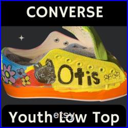 Converse Kid Painted Shoes Walk in style with these customized sneakers