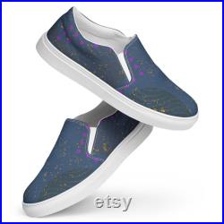 Cosmic Rhythm Men s slip-on canvas shoes