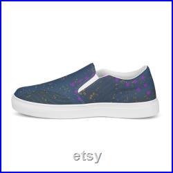 Cosmic Rhythm Men s slip-on canvas shoes