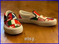 Country flag shoes