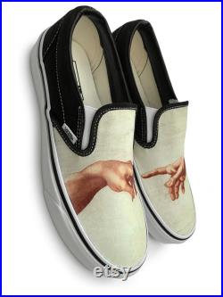 Creation of Adam Slip-on Custom Vans Brand Shoes