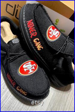 Custom 49ers Hey Dudes