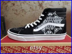 Custom Black Sk8 Hi Vans Personalize With Any Image Pets, Kids, Bands, Movies.