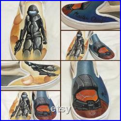 Custom Designed, Hand-Painted Shoes