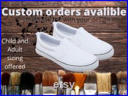 Custom Hand Painted Shoe Orders Made To order Custom Vans Sneakers