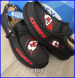 Custom KC Chiefs Hey Dudes