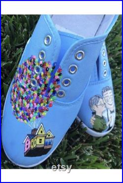 Custom Painted Disney Character Shoes