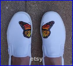 Custom Painted Embroidered Shoes