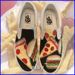 Custom Painted Fast Food Sneakers