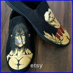 Custom Slip on Hand Painted Shoes, Personalised, Made to Order, Film, Anime, TV