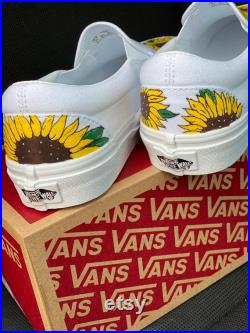 Custom Sunflower Vans