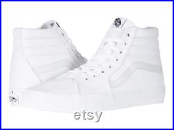 Custom White Sk8 Hi Vans Personalize With Any Image Pets, Kids, Bands, Movies.