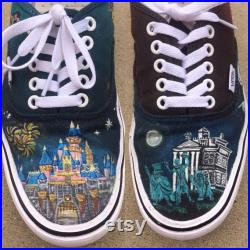 Custom painted Disney shoes