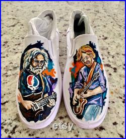 Custom painted shoes