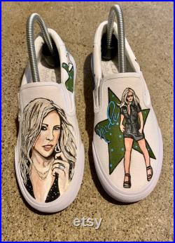 Custom painted shoes