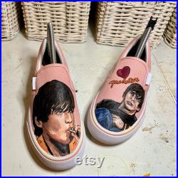 Custom painted shoes