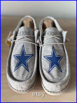 Dallas Cowboys Hey Dude Unisex Custom Shoes