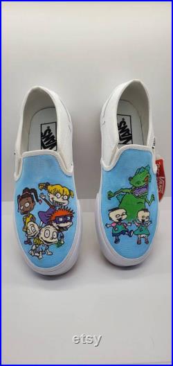 Design Your Own Custom Personalized Painted Shoes Vans Lace Up Slip On, Converse, Bobs Kids Womens Mens Christmas Birthday Gift