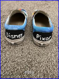Disney Character Tile Hand Painted Vans