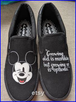 Disney Mickey Mouse Father of the Bride Hand Painted shoes