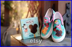 Disney custom painted shoes