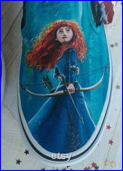 Disney princess shoes,Pocahontas shoes,brave shoes,Disney vans shoes,hand painted shoes,Disney bride,custom Disney shoes