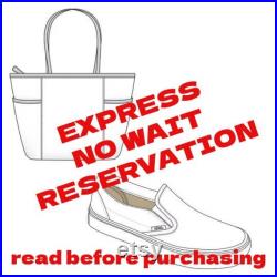 EXPRESS LISTING NO wait reservation for custom order