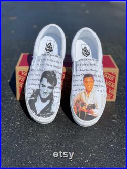 Elvis Presley Custom Slip On Vans
