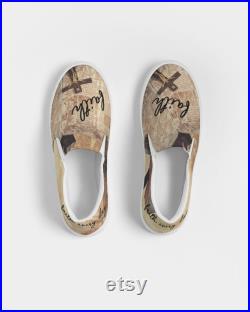 Faith Slip-On Canvas Shoes Mens Christian Sneakers Womens Slip Ons Christian Teen Shoes Christian Gift Faith Sneakers Bible Clothing
