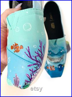 Finding Nemo Custom Painted TOMS