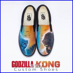 Godzilla vs. KONG Custom Shoes.