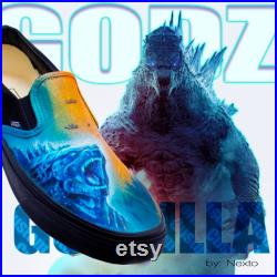 Godzilla vs. KONG Custom Shoes.