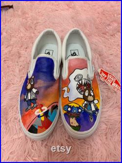 Graduation Bear Inspired Vans