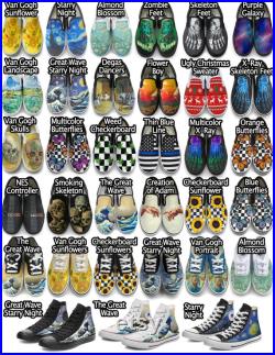 Gustav Klimt The Kiss Slip on Custom Vans Brand Shoes