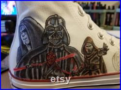 Hand Drawn Disney Star Wars Designs Shoes