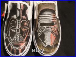 Hand Drawn Disney Star Wars Designs Shoes