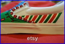 Hand Painted Christmas Decorated Vans