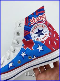 Hand Painted College University Converse